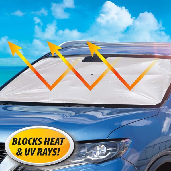 Safe Cool and Comfortable Car Windshield Sun Shade
