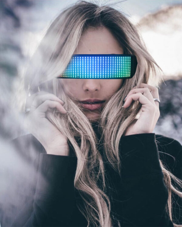 LED Display Glasses for Ultimate DJ Music Parties